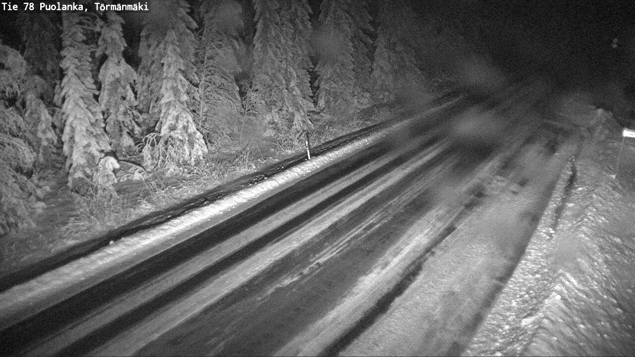 Weather Camera Image Väg 78 Puolango, Törmänmaki, Puolanka, Kainuu