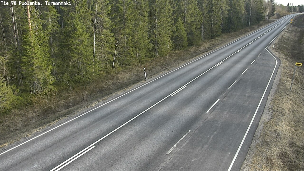 Kelikamerat Kuva Tie 78 Puolanka, Törmänmäki, Puolanka, Kainuu