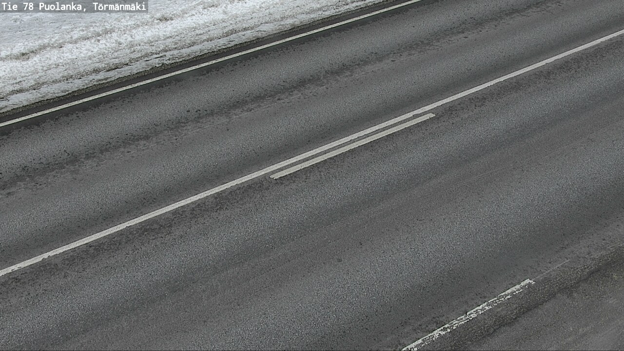 Weather Camera Image Väg 78 Puolango, Törmänmaki, Puolanka, Kainuu