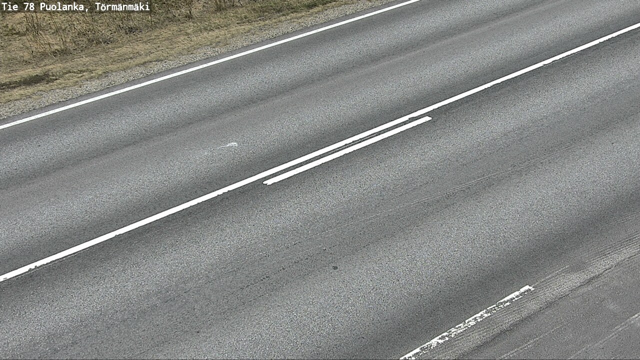 Weather Camera Image Väg 78 Puolango, Törmänmaki, Puolanka, Kainuu