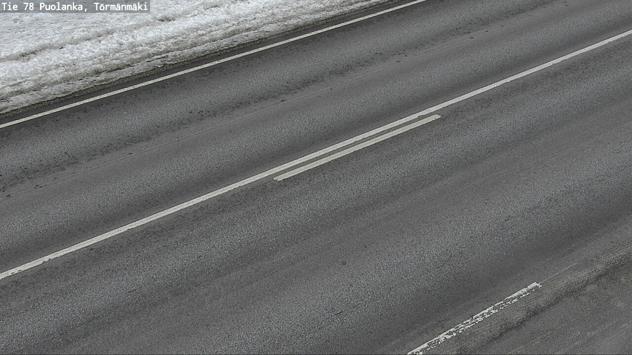 Weather Camera Image Väg 78 Puolango, Törmänmaki, Puolanka, Kainuu