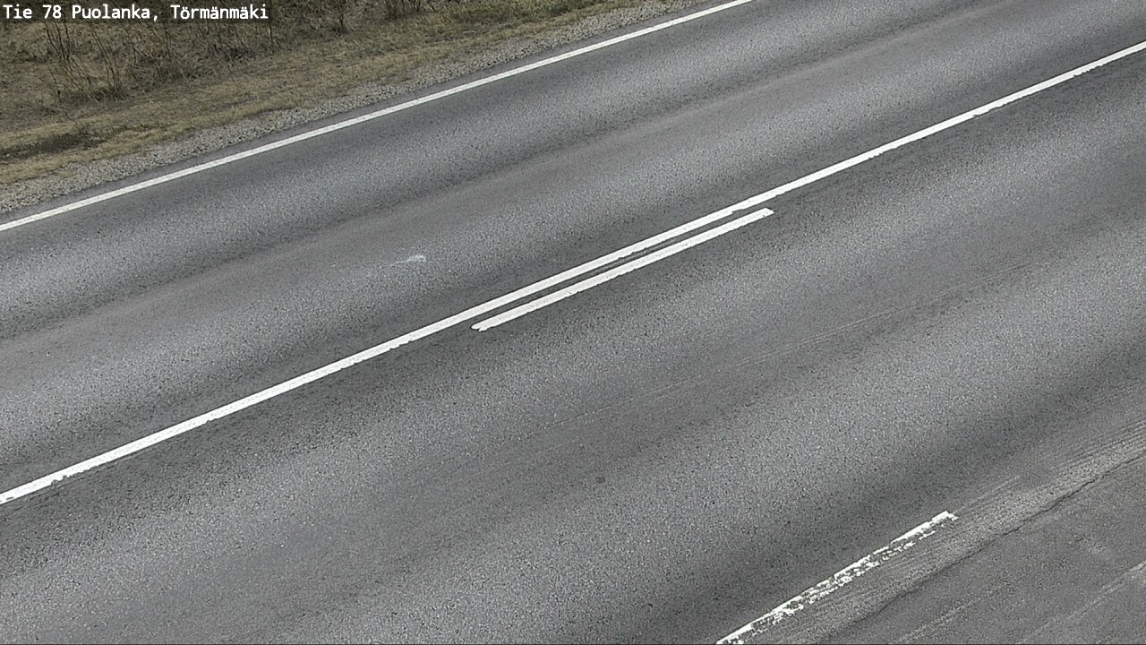 Weather Camera Image Väg 78 Puolango, Törmänmaki, Puolanka, Kainuu