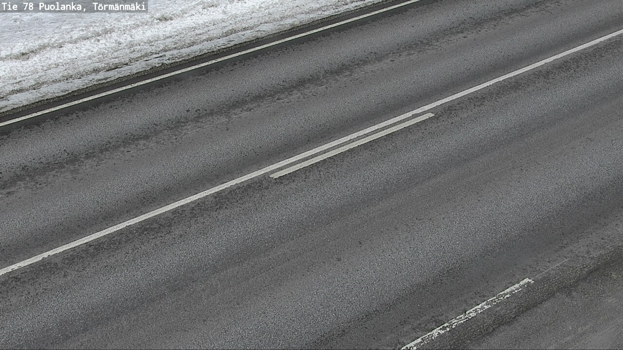 Weather Camera Image Väg 78 Puolango, Törmänmaki, Puolanka, Kainuu