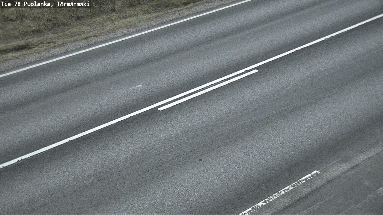 Weather Camera Image Road 78 Puolanka, Törmänmäki, Puolanka, Kainuu