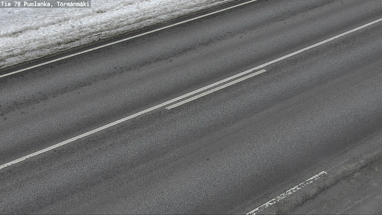 Weather Camera Image Väg 78 Puolango, Törmänmaki, Puolanka, Kainuu