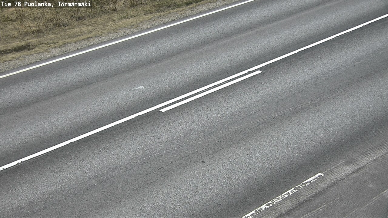 Weather Camera Image Road 78 Puolanka, Törmänmäki, Puolanka, Kainuu