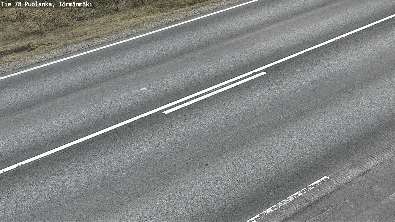 Weather Camera Image Väg 78 Puolango, Törmänmaki, Puolanka, Kainuu