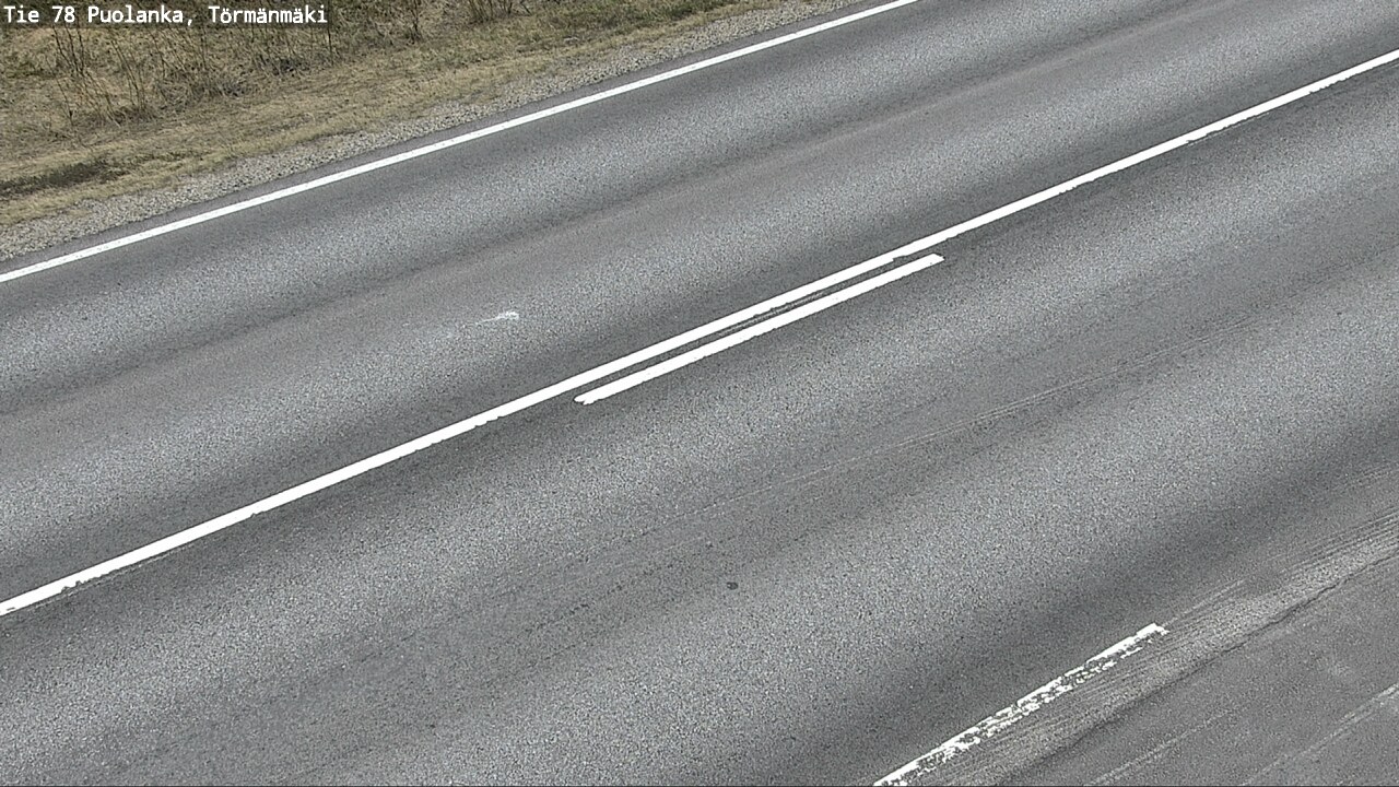Weather Camera Image Väg 78 Puolango, Törmänmaki, Puolanka, Kainuu