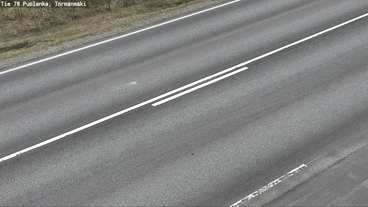 Weather Camera Image Väg 78 Puolango, Törmänmaki, Puolanka, Kainuu