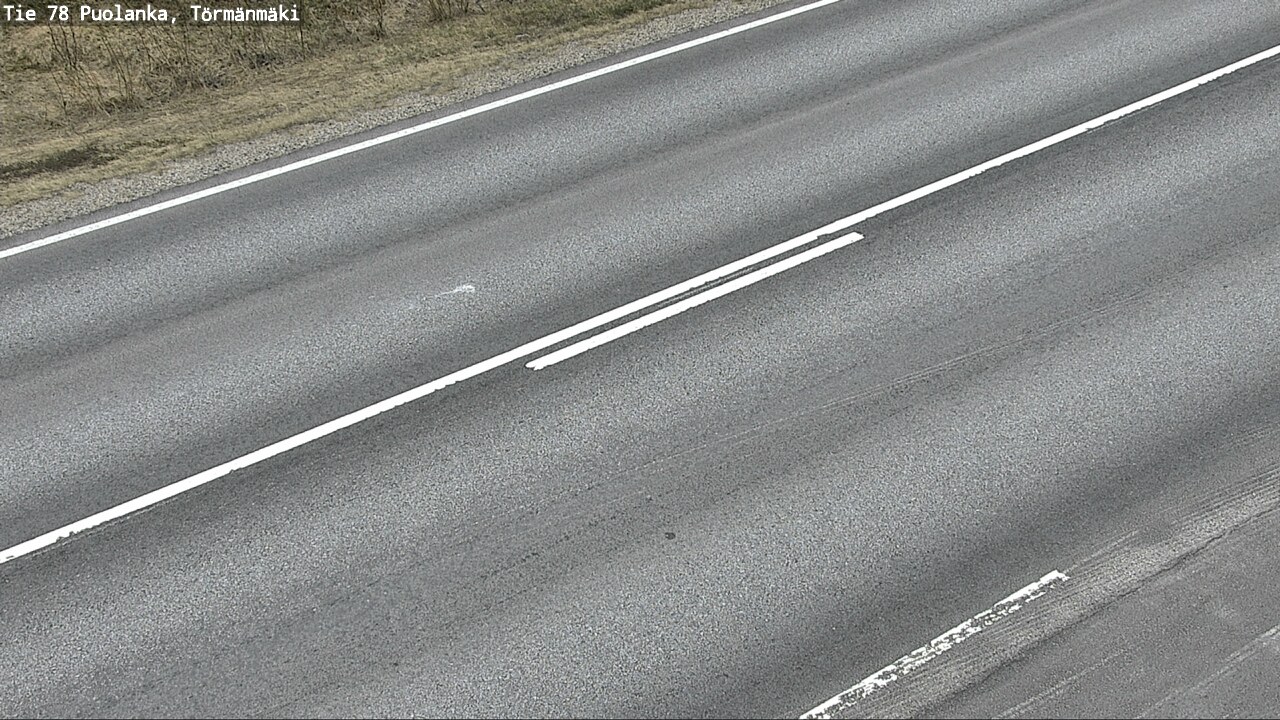 Weather Camera Image Väg 78 Puolango, Törmänmaki, Puolanka, Kainuu