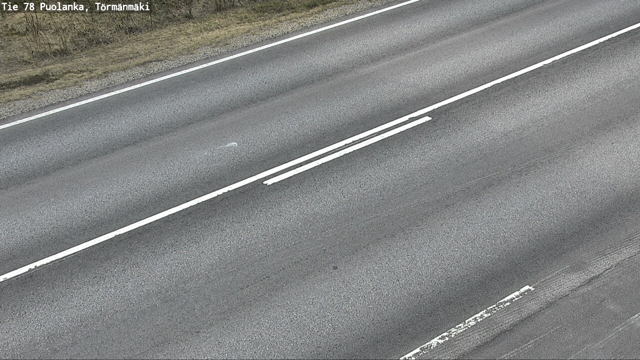 Weather Camera Image Väg 78 Puolango, Törmänmaki, Puolanka, Kainuu