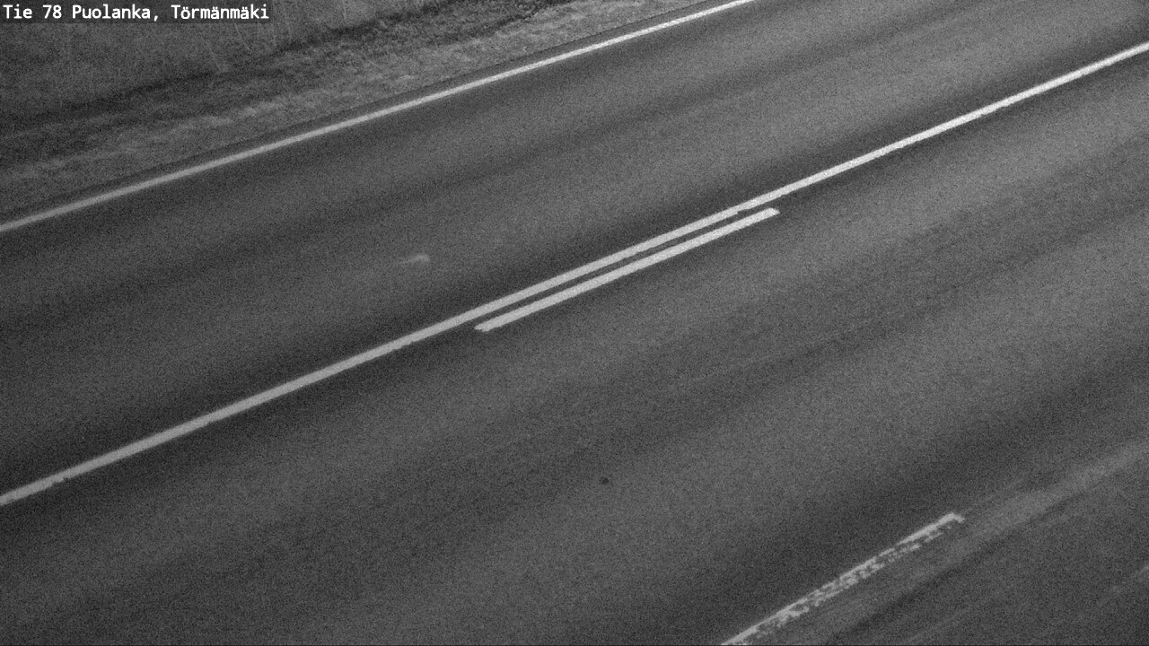 Weather Camera Image Road 78 Puolanka, Törmänmäki, Puolanka, Kainuu