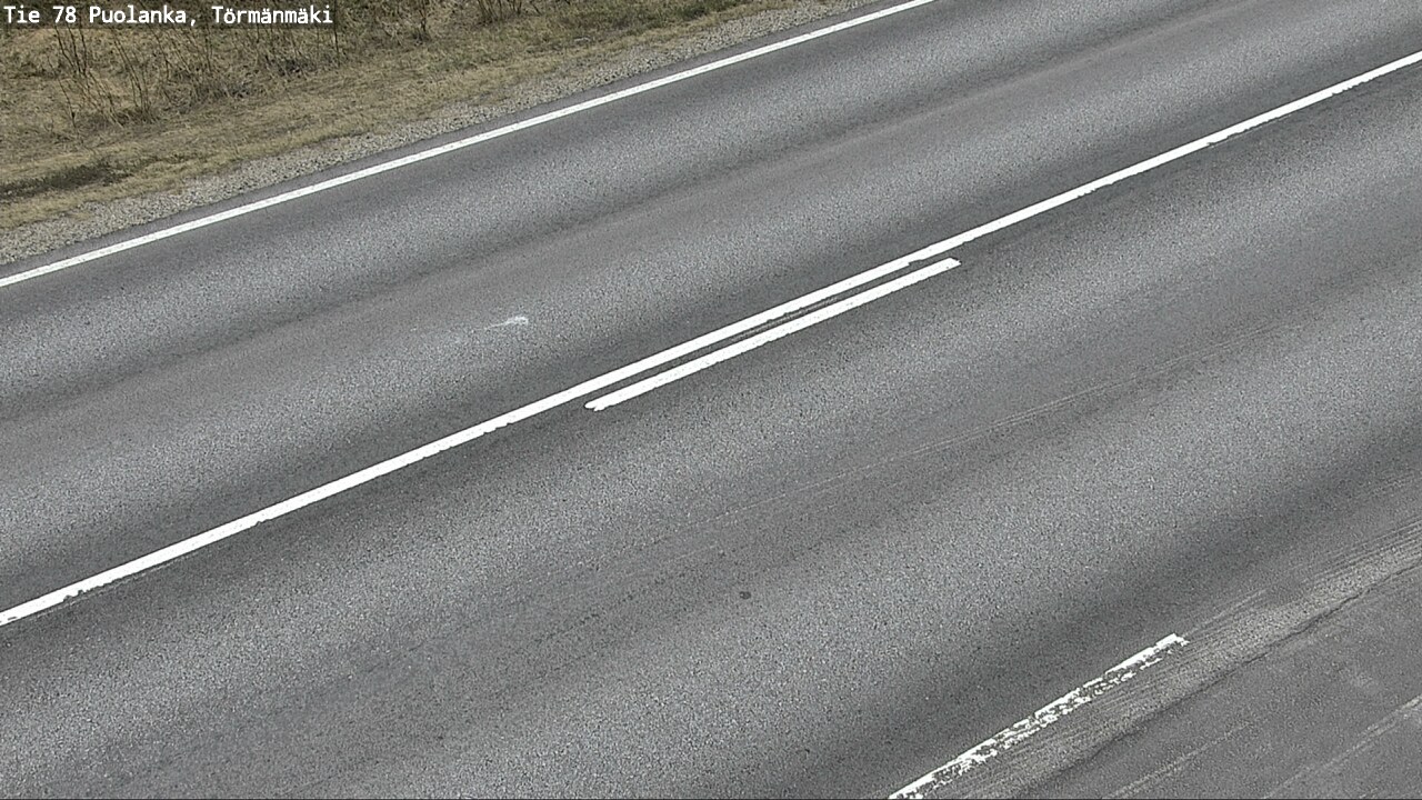 Weather Camera Image Väg 78 Puolango, Törmänmaki, Puolanka, Kainuu