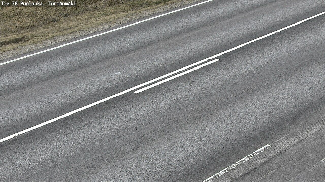 Weather Camera Image Väg 78 Puolango, Törmänmaki, Puolanka, Kainuu
