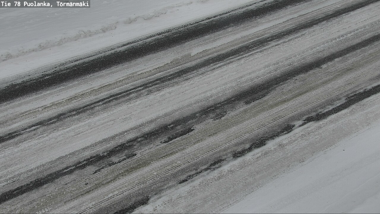 Weather Camera Image Väg 78 Puolango, Törmänmaki, Puolanka, Kainuu