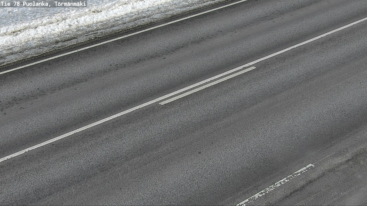 Weather Camera Image Väg 78 Puolango, Törmänmaki, Puolanka, Kainuu