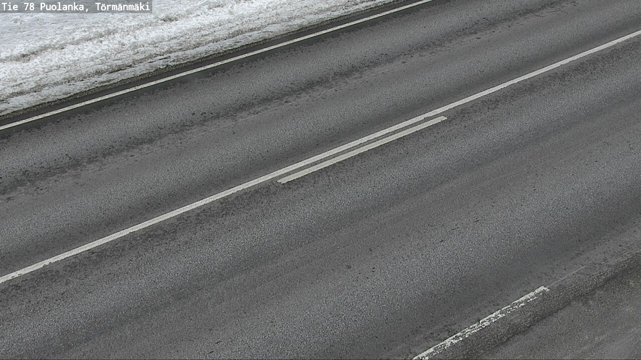 Weather Camera Image Väg 78 Puolango, Törmänmaki, Puolanka, Kainuu