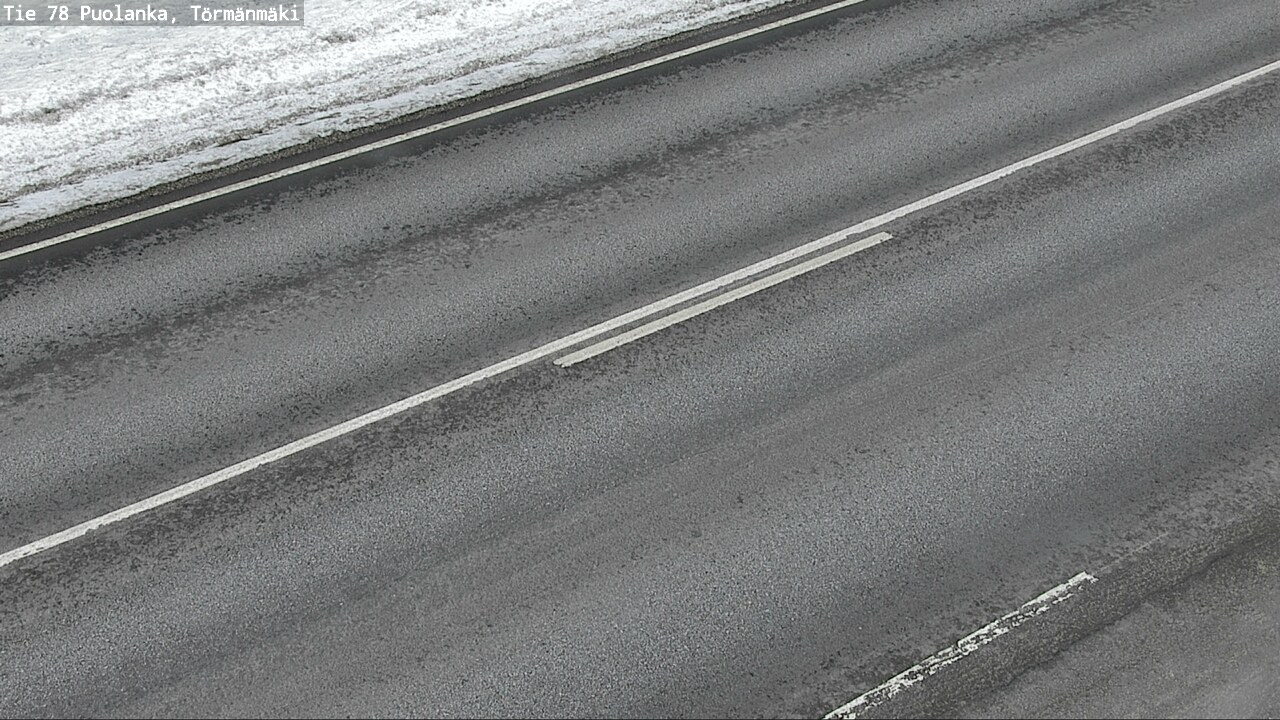 Weather Camera Image Väg 78 Puolango, Törmänmaki, Puolanka, Kainuu