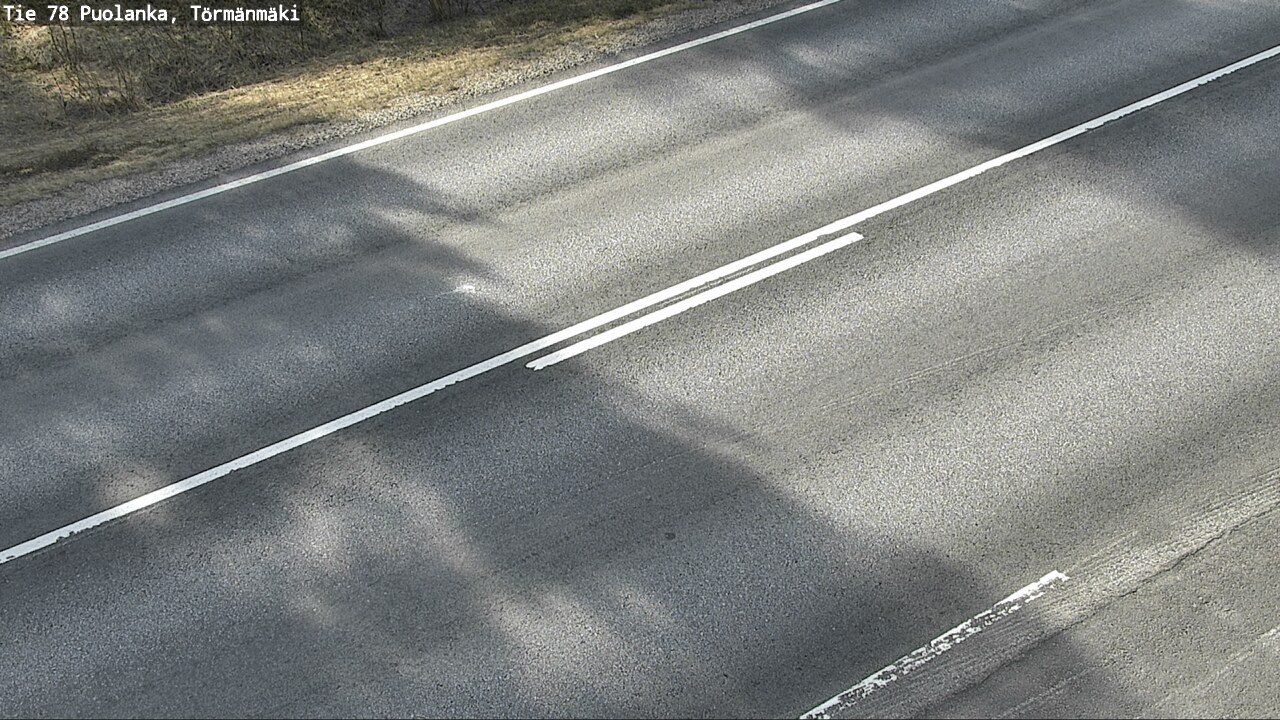 Weather Camera Image Väg 78 Puolango, Törmänmaki, Puolanka, Kainuu