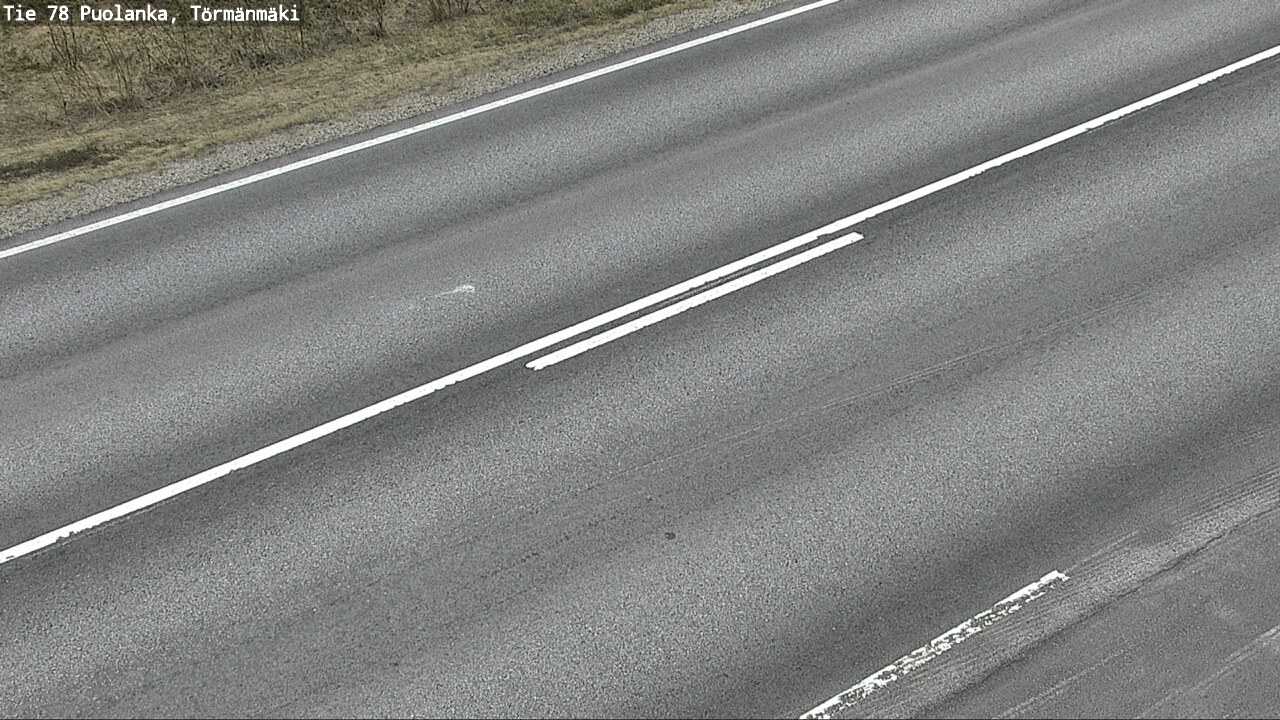 Weather Camera Image Väg 78 Puolango, Törmänmaki, Puolanka, Kainuu