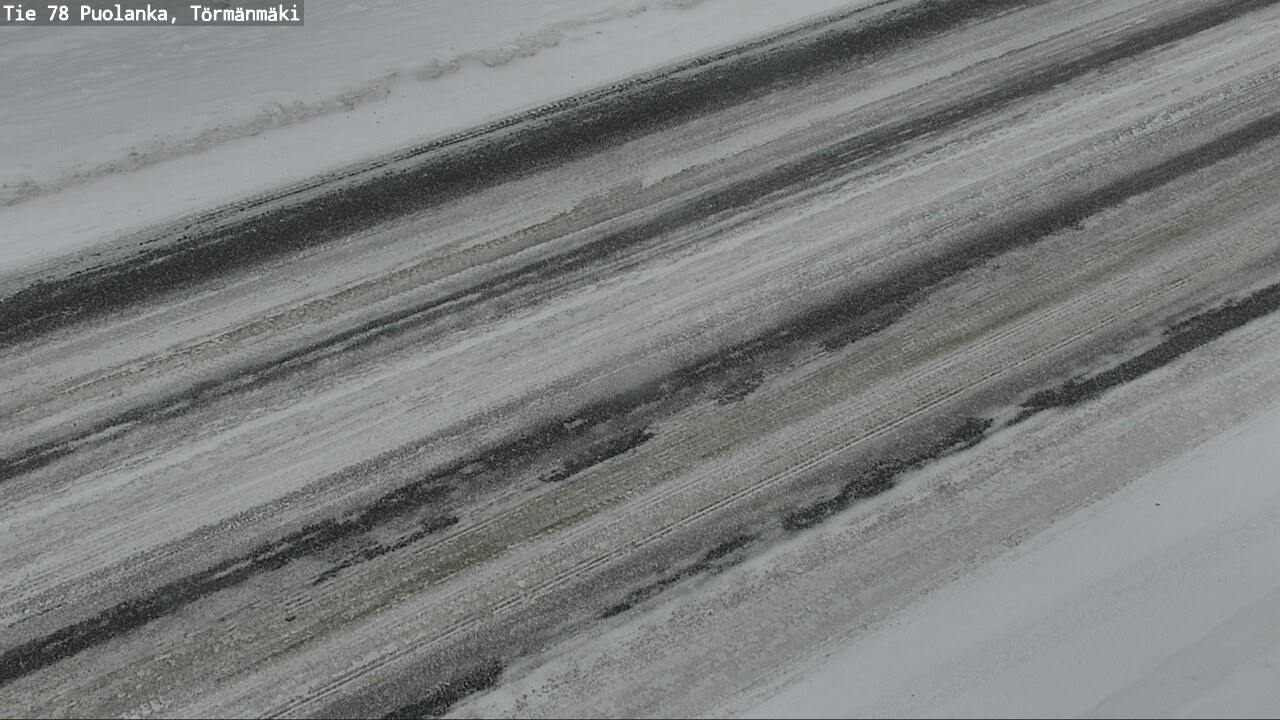 Weather Camera Image Väg 78 Puolango, Törmänmaki, Puolanka, Kainuu