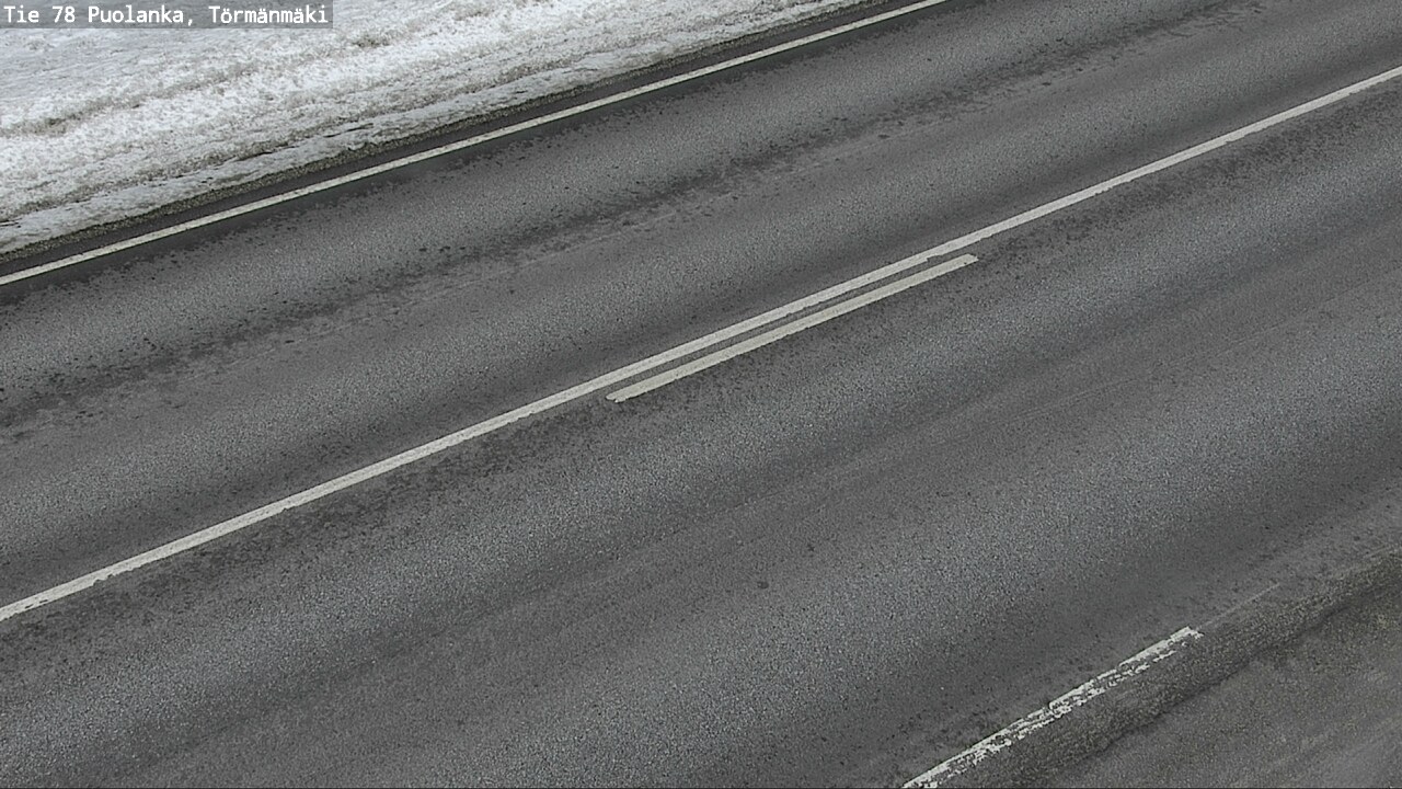 Weather Camera Image Väg 78 Puolango, Törmänmaki, Puolanka, Kainuu