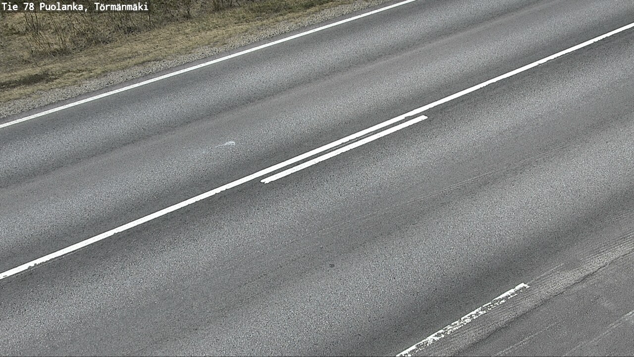 Weather Camera Image Väg 78 Puolango, Törmänmaki, Puolanka, Kainuu