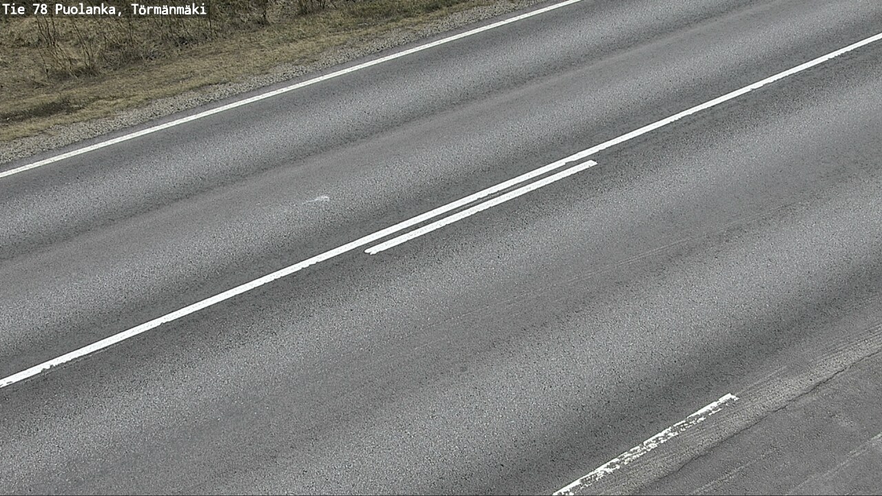 Weather Camera Image Väg 78 Puolango, Törmänmaki, Puolanka, Kainuu