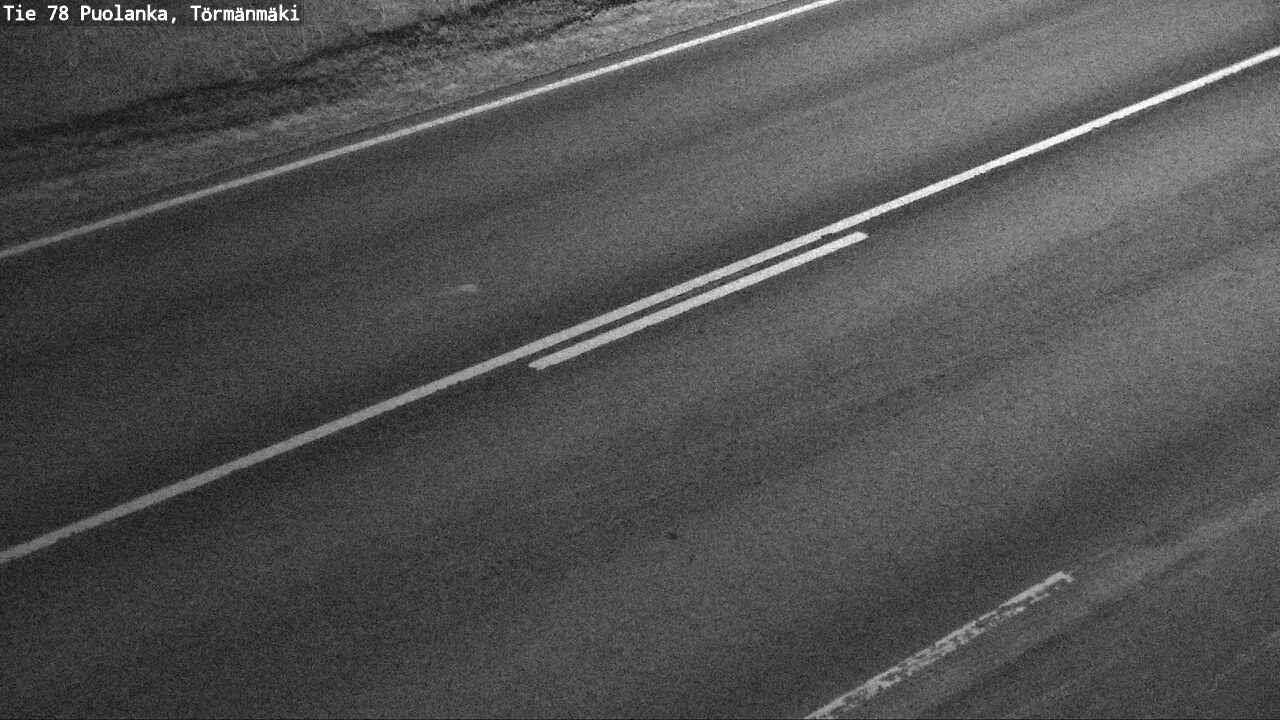Weather Camera Image Road 78 Puolanka, Törmänmäki, Puolanka, Kainuu