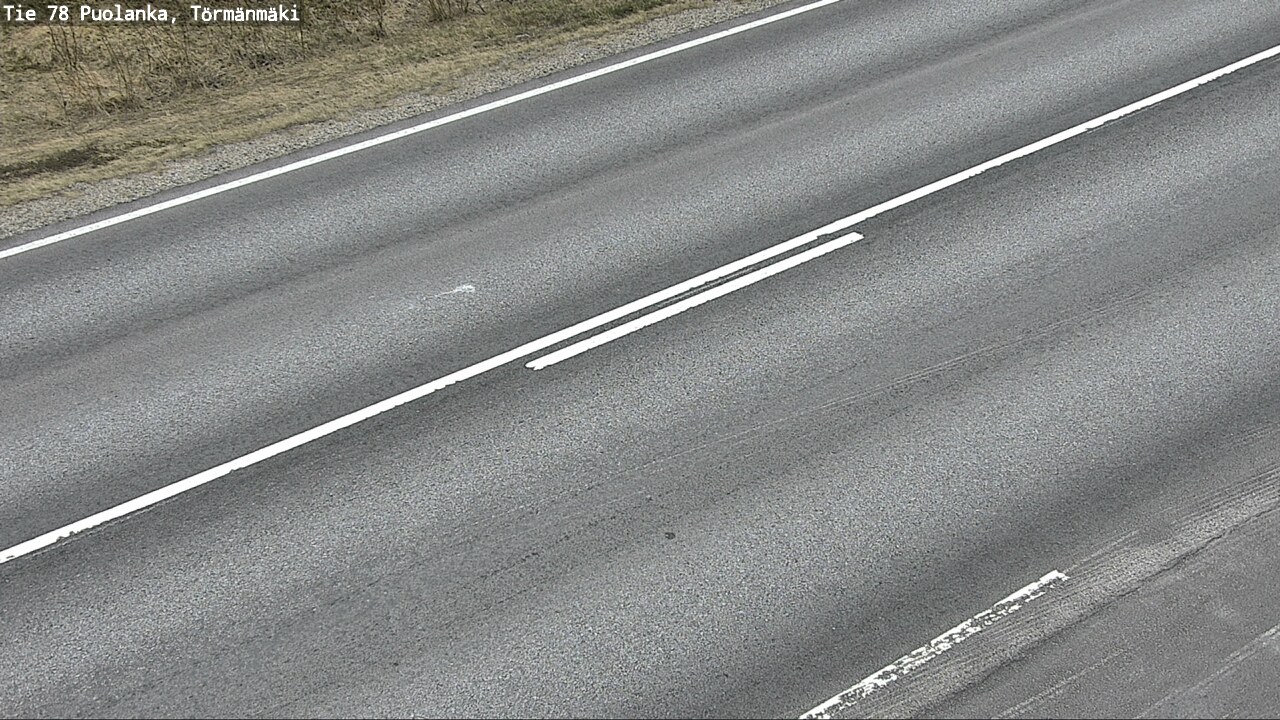 Weather Camera Image Väg 78 Puolango, Törmänmaki, Puolanka, Kainuu