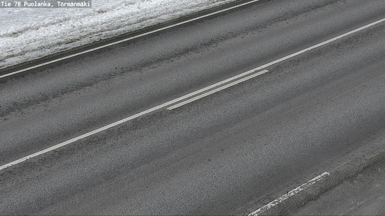 Weather Camera Image Väg 78 Puolango, Törmänmaki, Puolanka, Kainuu