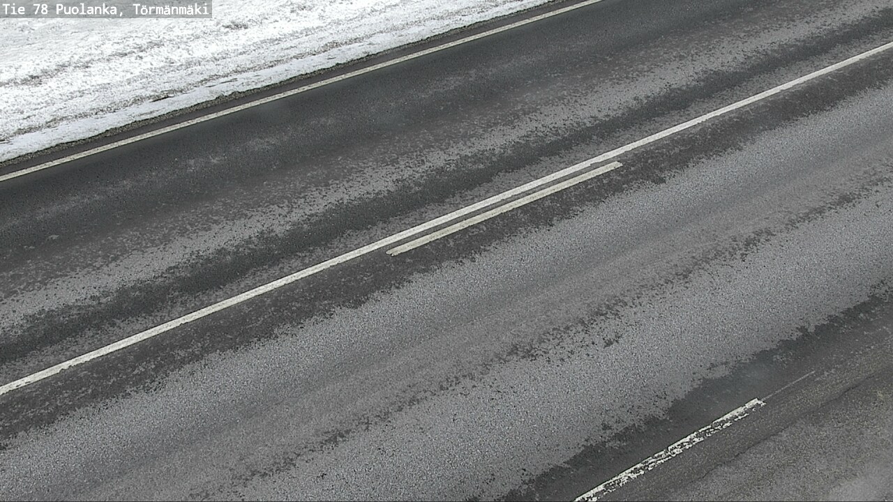 Weather Camera Image Road 78 Puolanka, Törmänmäki, Puolanka, Kainuu