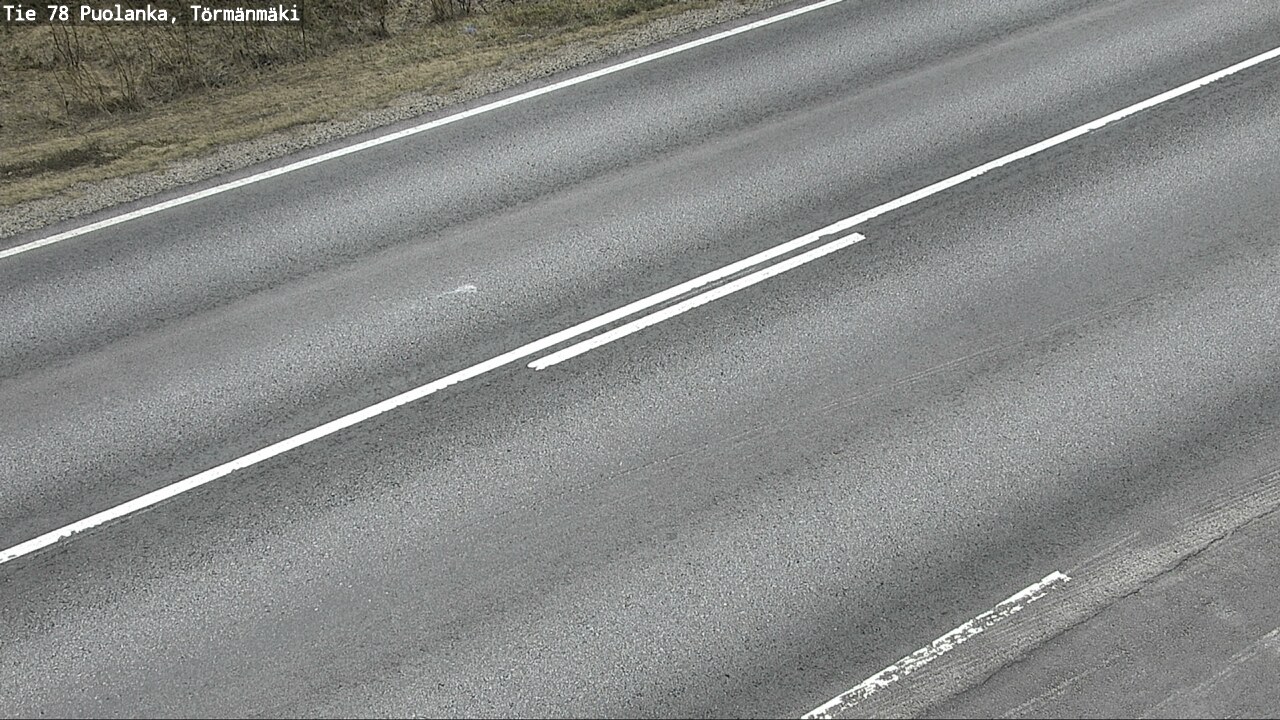 Weather Camera Image Väg 78 Puolango, Törmänmaki, Puolanka, Kainuu