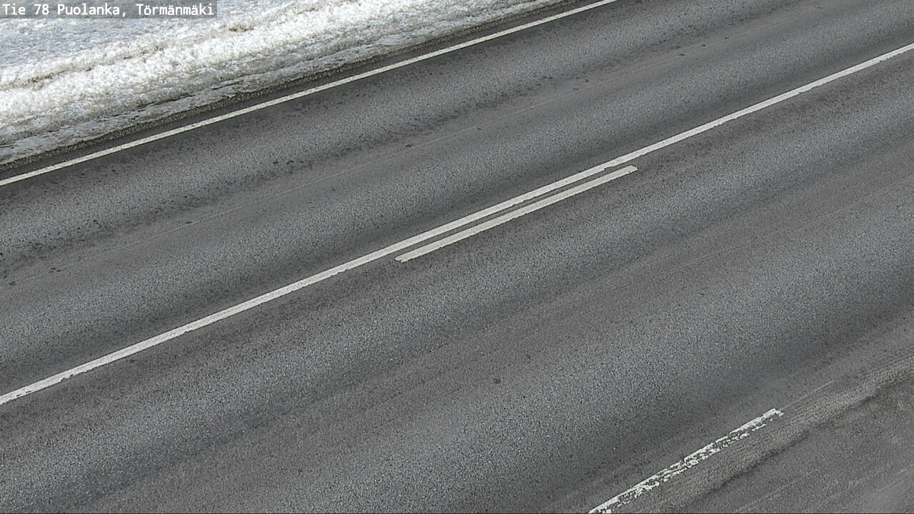 Weather Camera Image Väg 78 Puolango, Törmänmaki, Puolanka, Kainuu