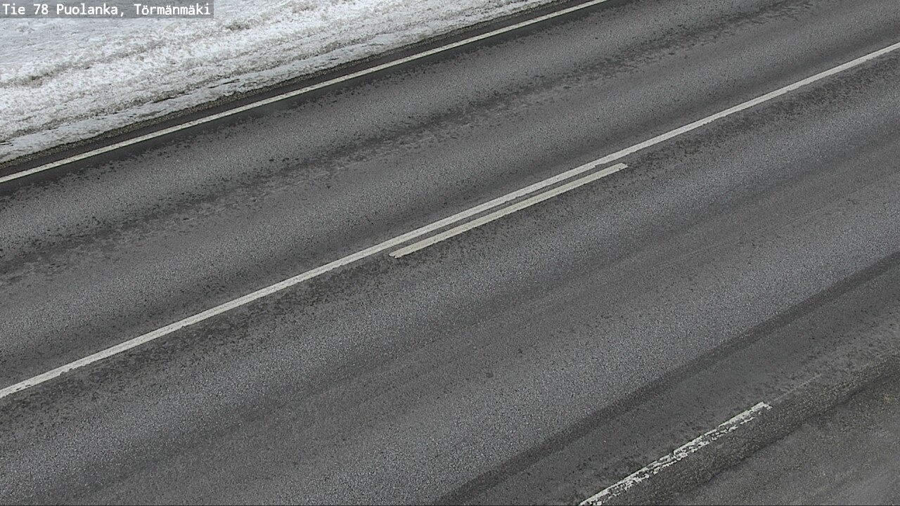 Weather Camera Image Väg 78 Puolango, Törmänmaki, Puolanka, Kainuu