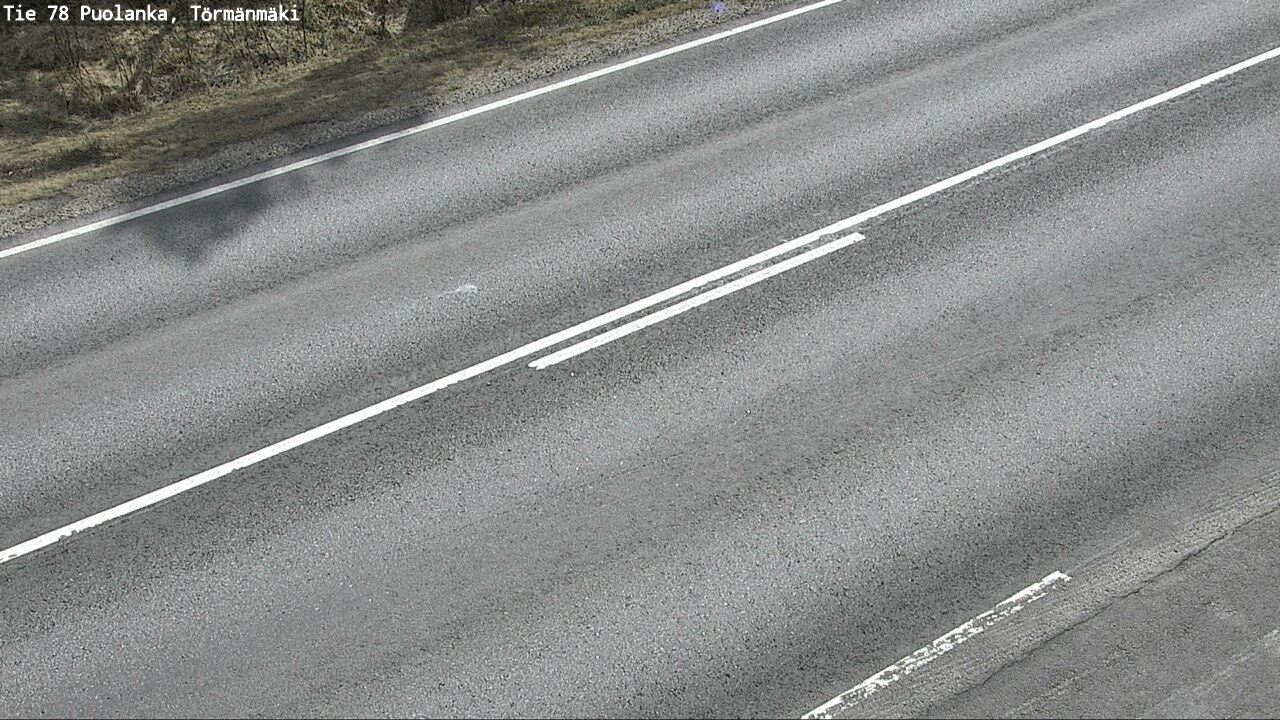 Weather Camera Image Väg 78 Puolango, Törmänmaki, Puolanka, Kainuu