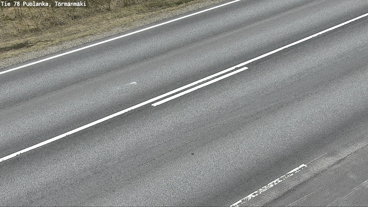 Weather Camera Image Väg 78 Puolango, Törmänmaki, Puolanka, Kainuu