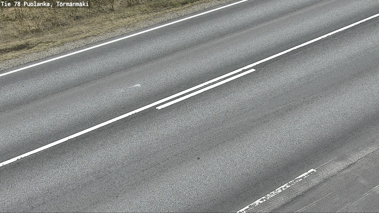 Weather Camera Image Väg 78 Puolango, Törmänmaki, Puolanka, Kainuu