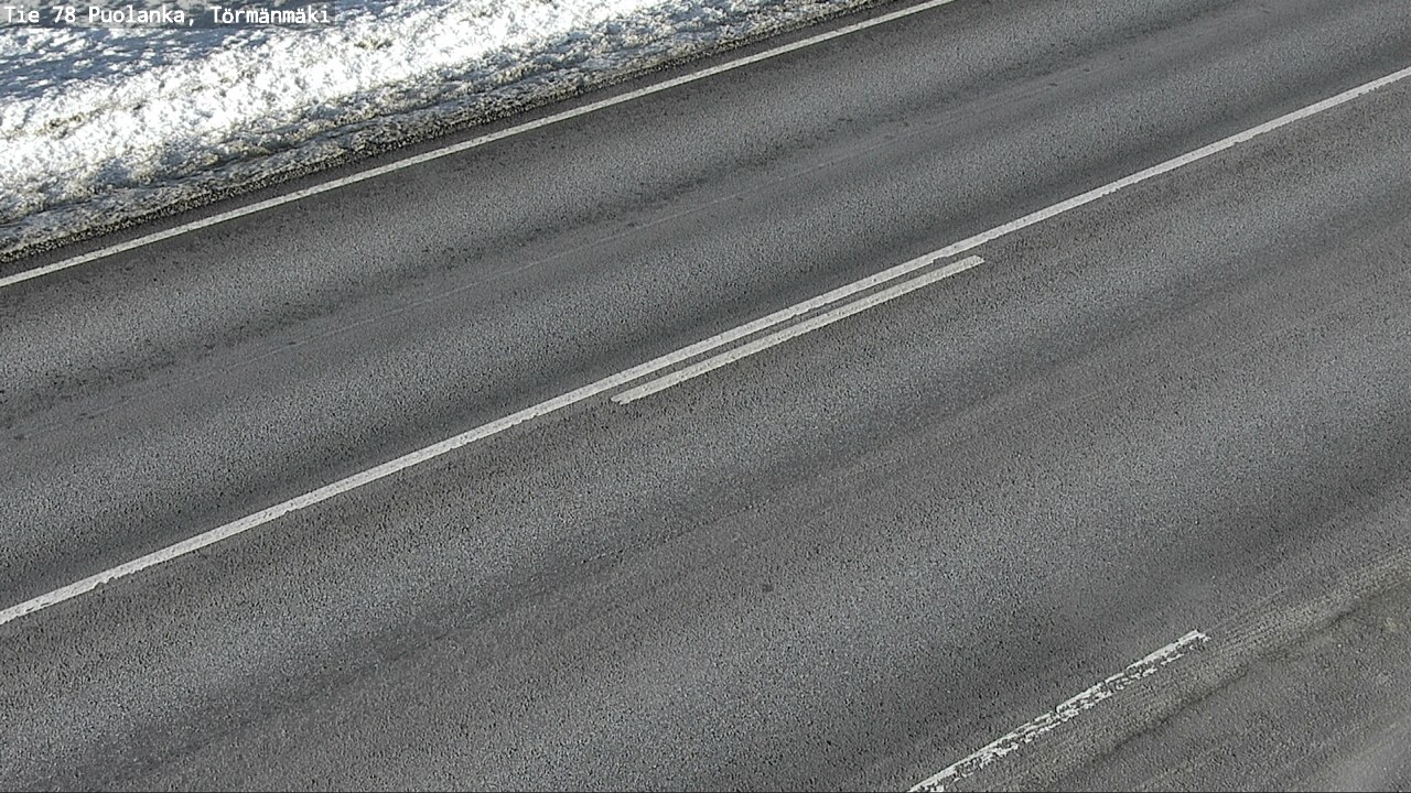 Weather Camera Image Väg 78 Puolango, Törmänmaki, Puolanka, Kainuu