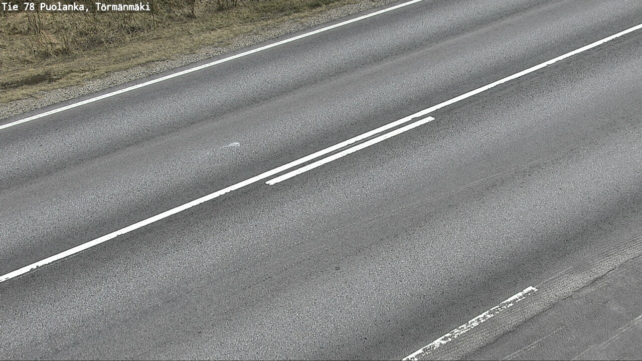 Weather Camera Image Väg 78 Puolango, Törmänmaki, Puolanka, Kainuu