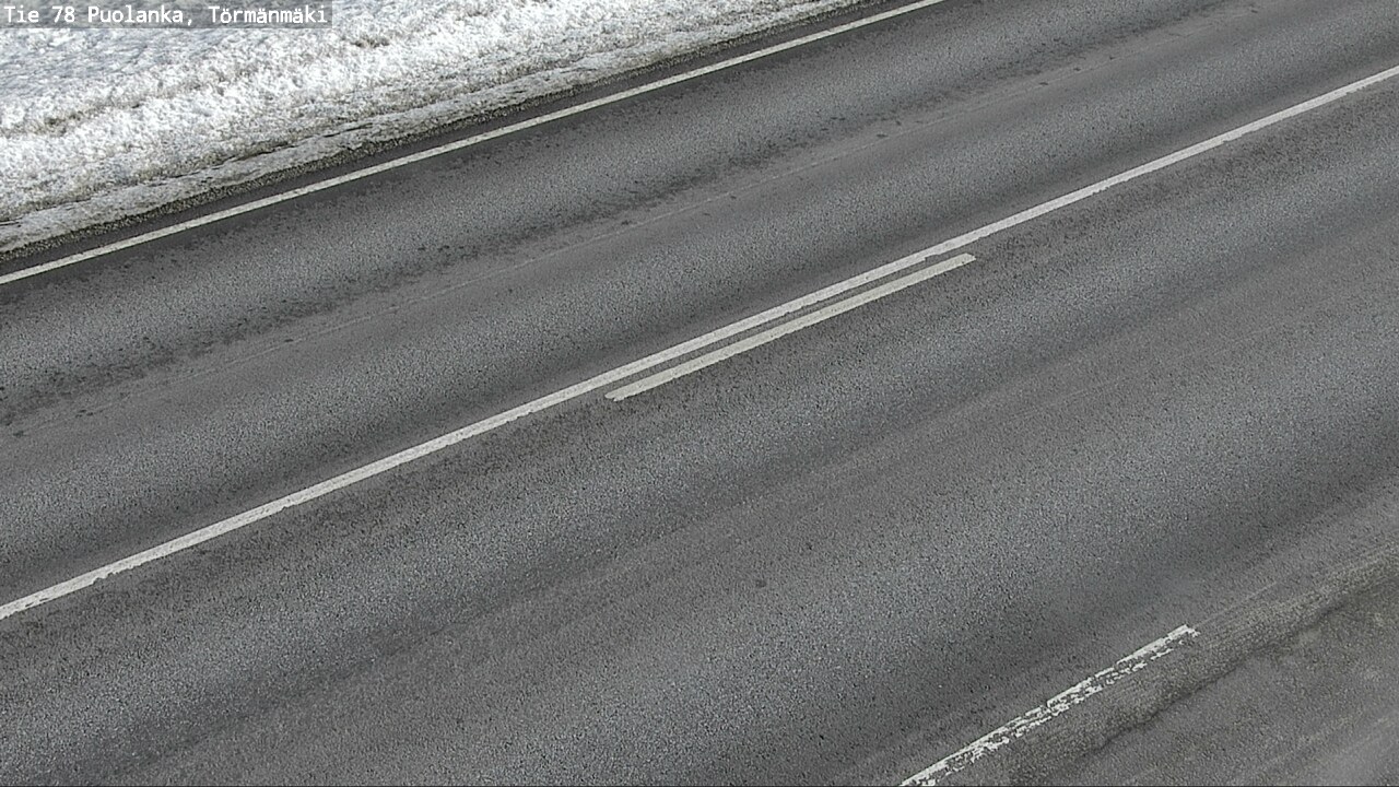 Weather Camera Image Väg 78 Puolango, Törmänmaki, Puolanka, Kainuu