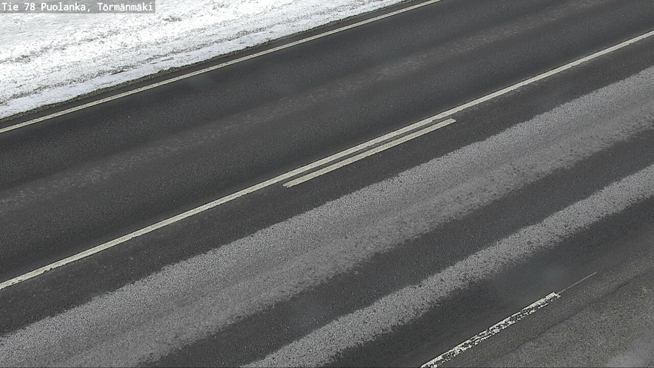 Weather Camera Image Väg 78 Puolango, Törmänmaki, Puolanka, Kainuu