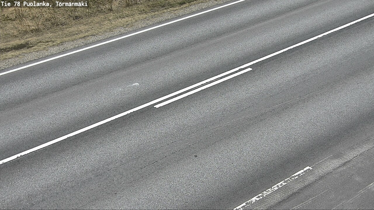 Weather Camera Image Väg 78 Puolango, Törmänmaki, Puolanka, Kainuu