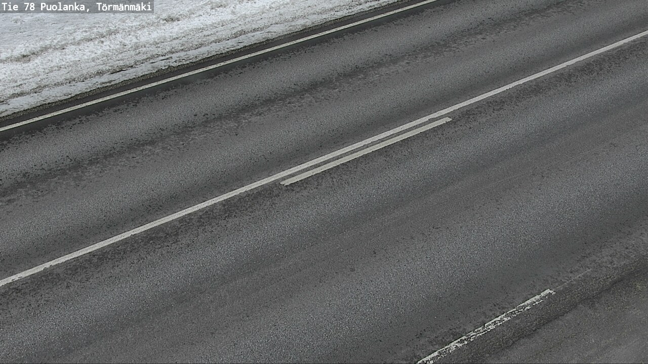 Weather Camera Image Väg 78 Puolango, Törmänmaki, Puolanka, Kainuu