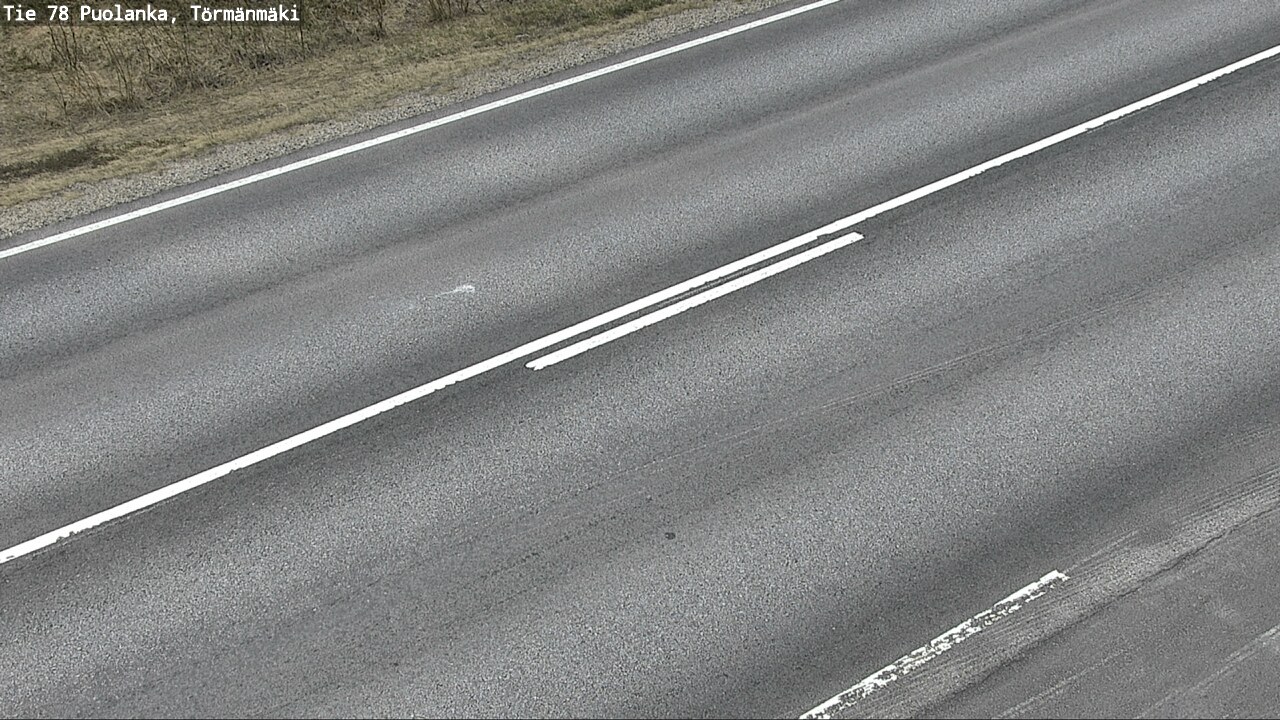Weather Camera Image Väg 78 Puolango, Törmänmaki, Puolanka, Kainuu