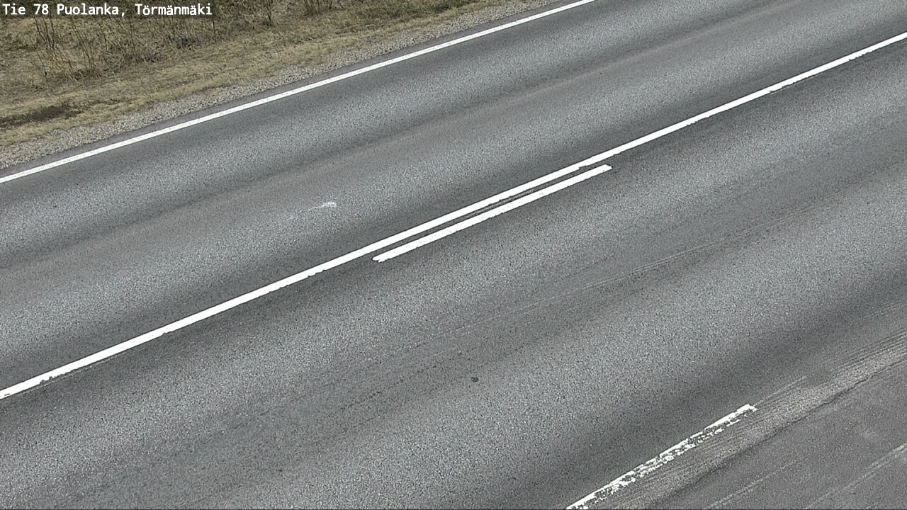 Weather Camera Image Väg 78 Puolango, Törmänmaki, Puolanka, Kainuu