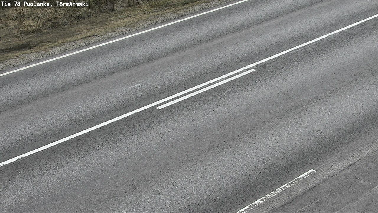 Weather Camera Image Väg 78 Puolango, Törmänmaki, Puolanka, Kainuu