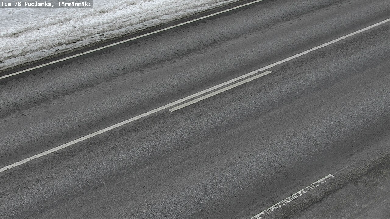 Weather Camera Image Väg 78 Puolango, Törmänmaki, Puolanka, Kainuu