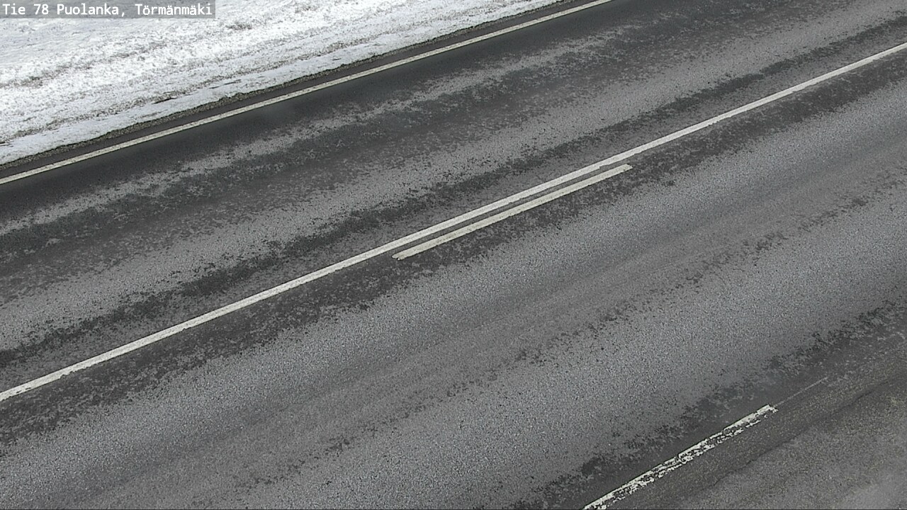 Weather Camera Image Road 78 Puolanka, Törmänmäki, Puolanka, Kainuu