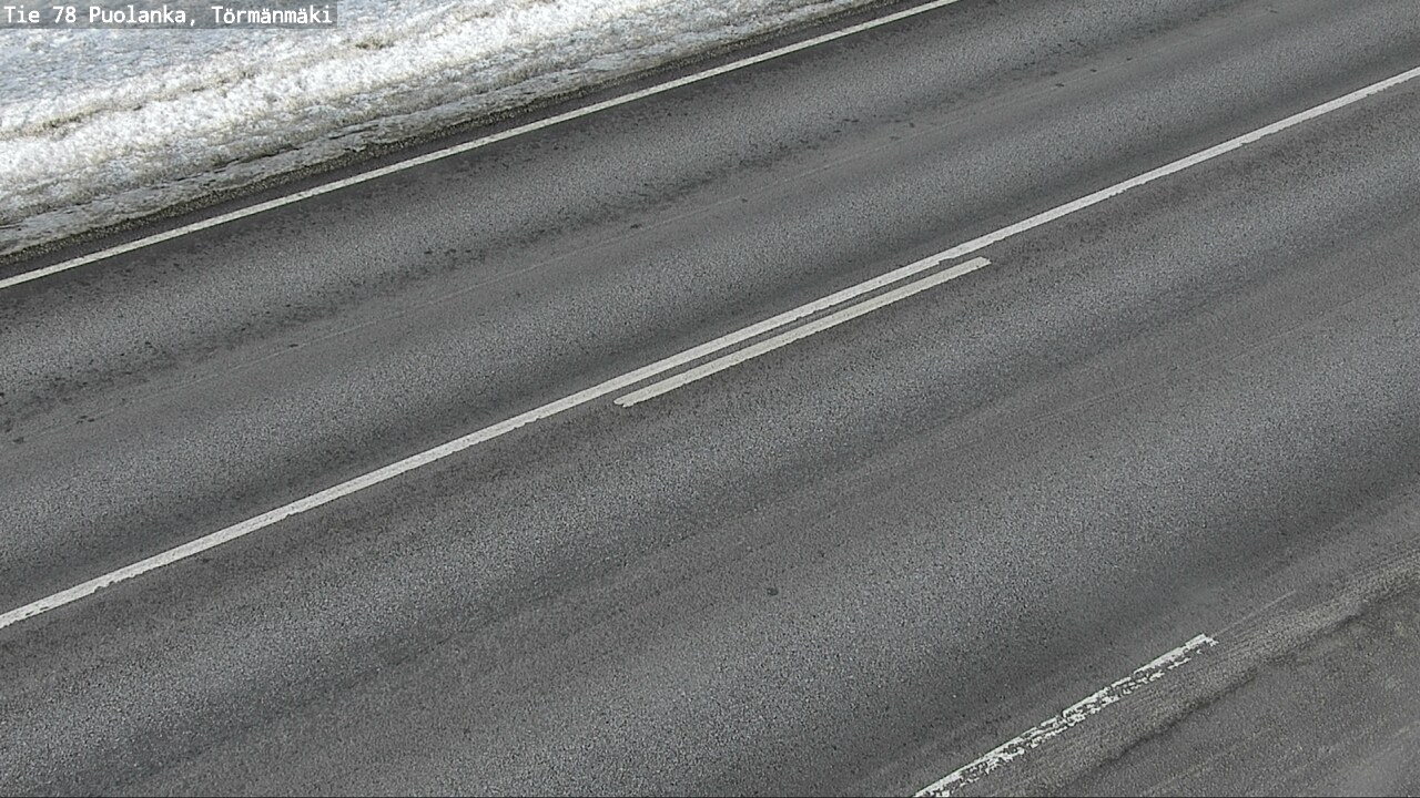 Weather Camera Image Väg 78 Puolango, Törmänmaki, Puolanka, Kainuu
